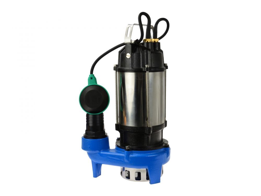 Geko BSD Schmutzwasserpumpe - Tauchpumpe, Abwasserpumpe, Wasserpumpe mit Schwimmerschalter, Nickel/Gusseisen Schmutzwasserpumpe WQD 10-10-0,75-750W, 20 000L/h, 10m Förderhöhe