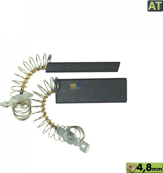 2x Kohlebürsten Für Bosch Waschmaschine - 12,5x5x35mm Mit Halter R