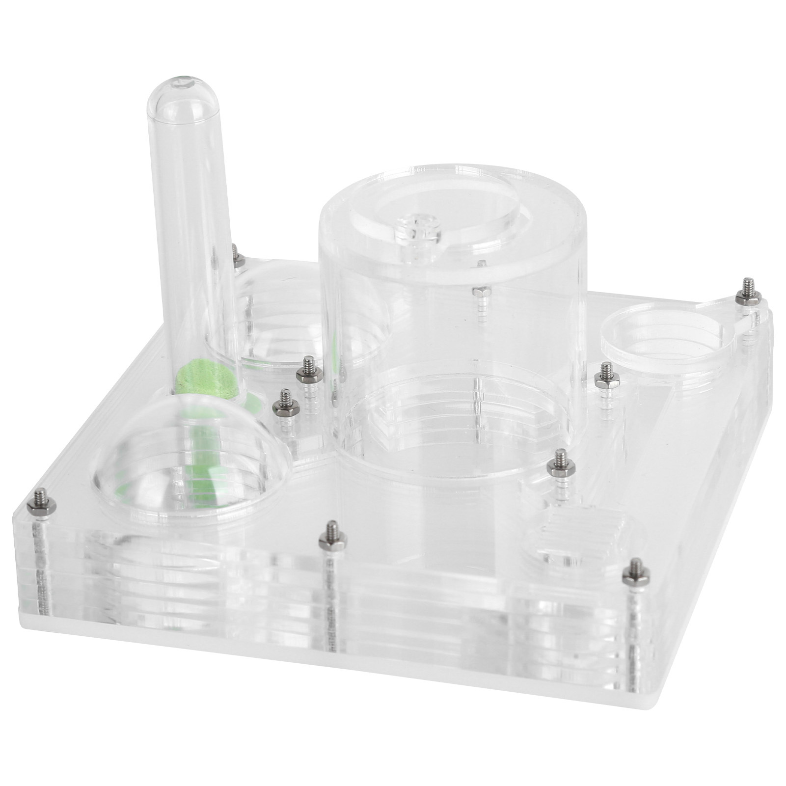Cocosity Ameisenaufzuchtbox,Acryl-Ameisenaufzuchtbox,Transparente Ameisenaufzuchtbox,Ameisenfütterungsbox,Ameisenbefeuchtungsaufzuchtbox,Ameisenfütterungshaus