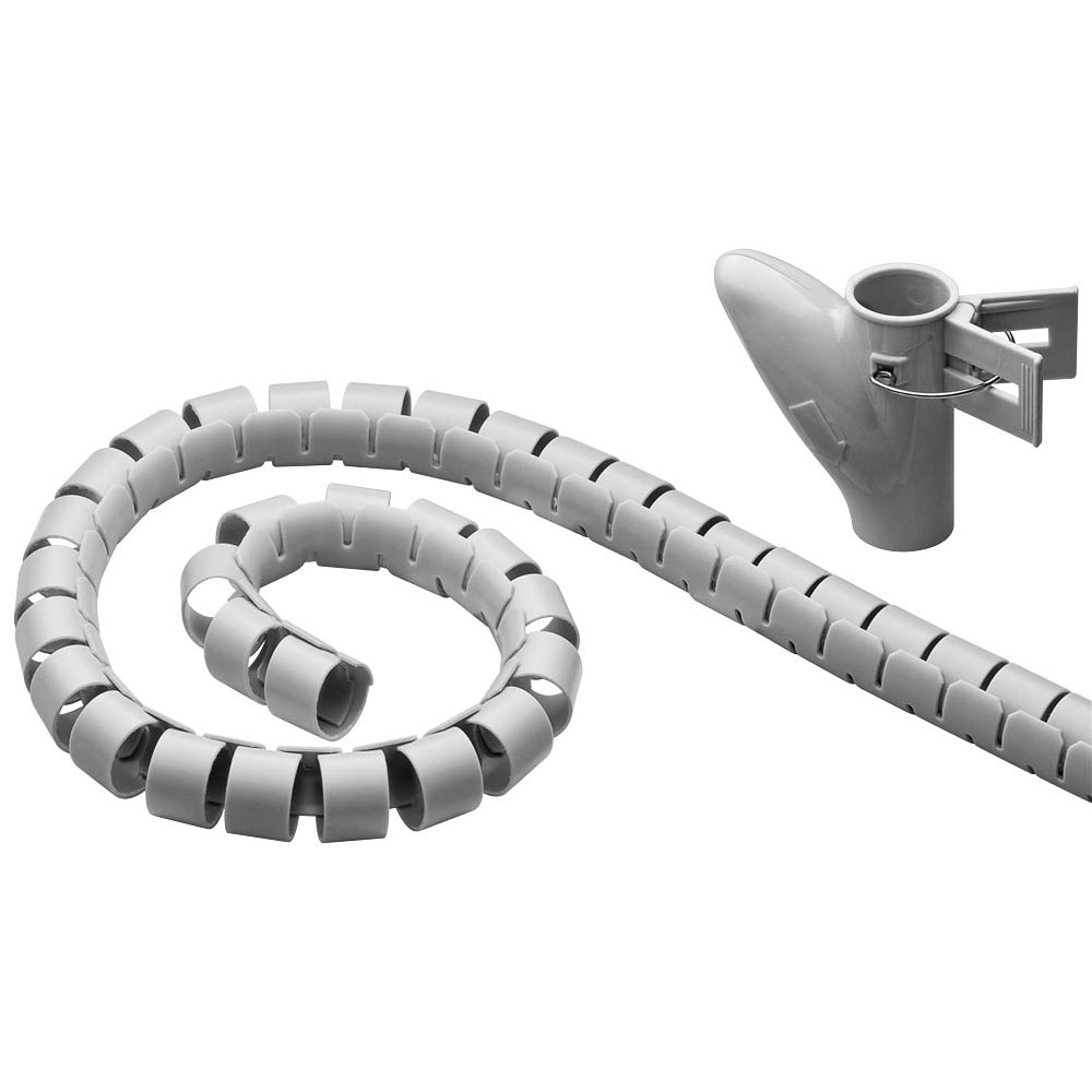 Goobay Kabelkanal - robuster Spiralschlauch, um z. B. TV-Kabel, Ladekabel oder Stromkabel sicher und praktisch zu kaschieren. 51922