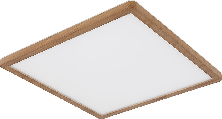 Globo LED Deckenleuchte, Holzoptik, IP44, 3 Lichtstufen, 42x42cm 128926