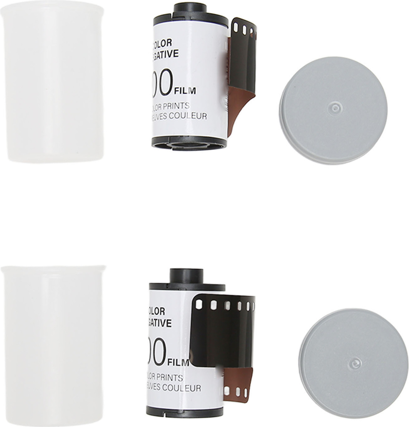 TWO TREES 2 Rollen 35-mm-Kamerafarbfilm ISO 200, je 8 Blatt, hochgesättigter HD-Farbnegativfilm für 135er-Kameras