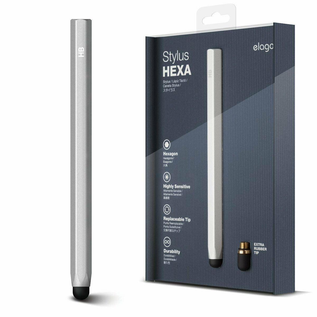 Elago Stylus Hexa Silver