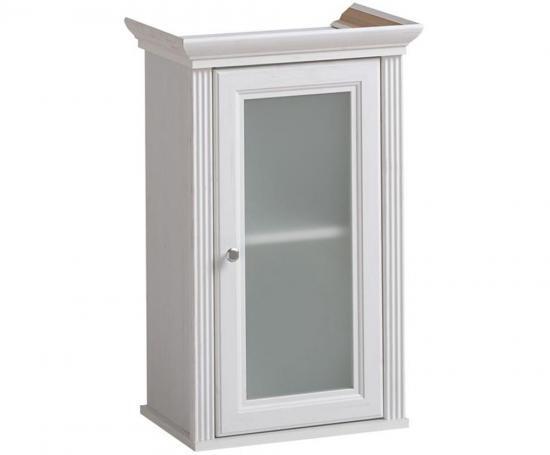 DobreSNY Palace Andersen Klassischer Hängeschrank in Weiß mit Metallgriffen, 48x76x32 cm COMAD-1023