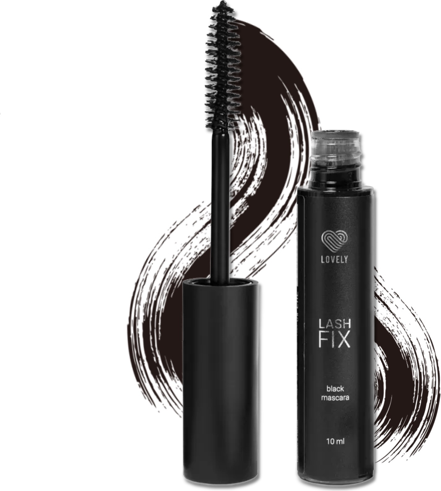 Wimperntusche für Wimpernverlängerung mit Fixiereffekt längere Tragedauer Lovely NEW-2109