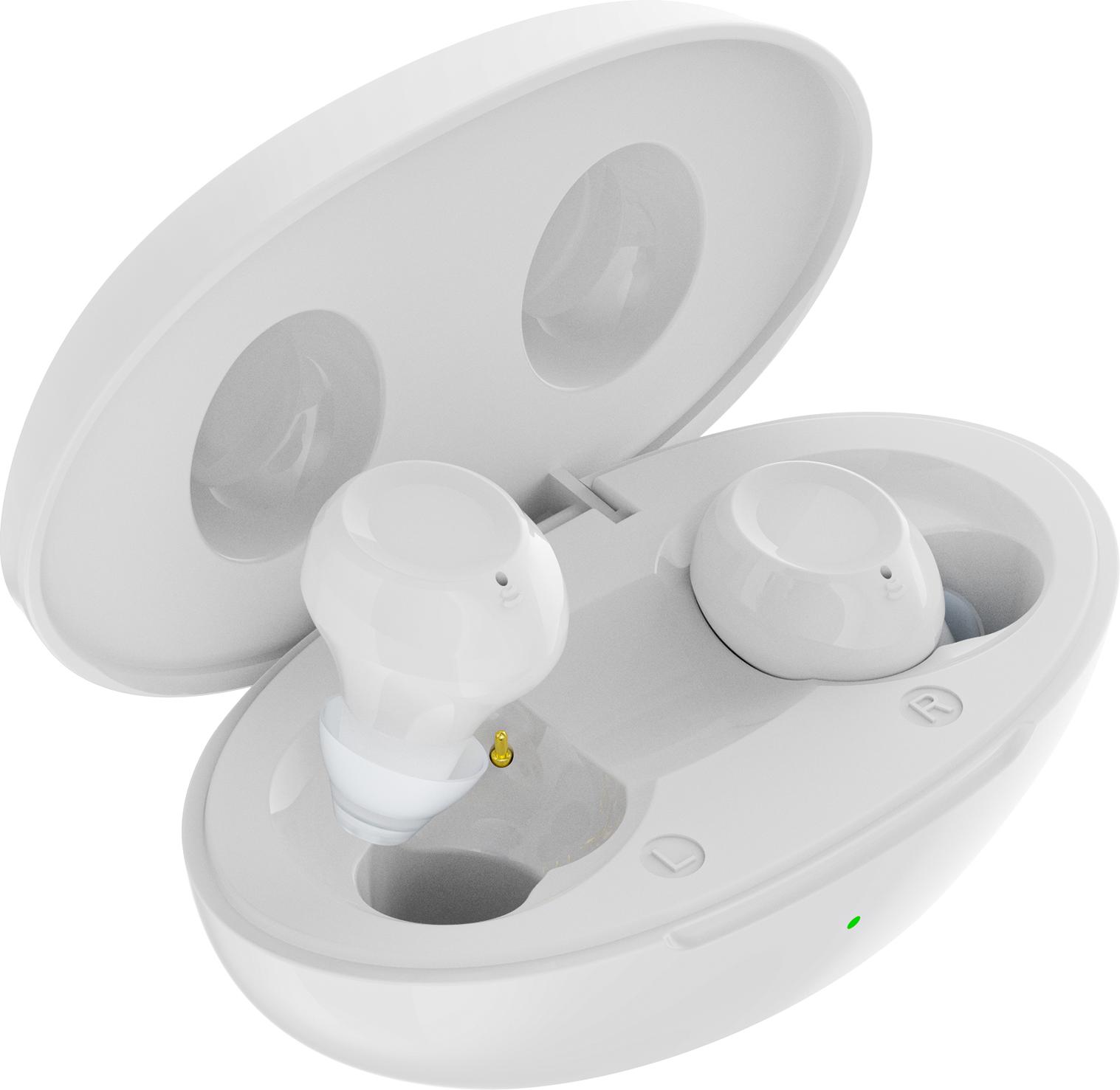 Aibecy Z-22A Digitales In-Ear-Hörgerät mit Geräuschunterdrückung und Ladeetui, Klangverstärker für Ohren, Hörverlust, wiederaufladbare Batterien
