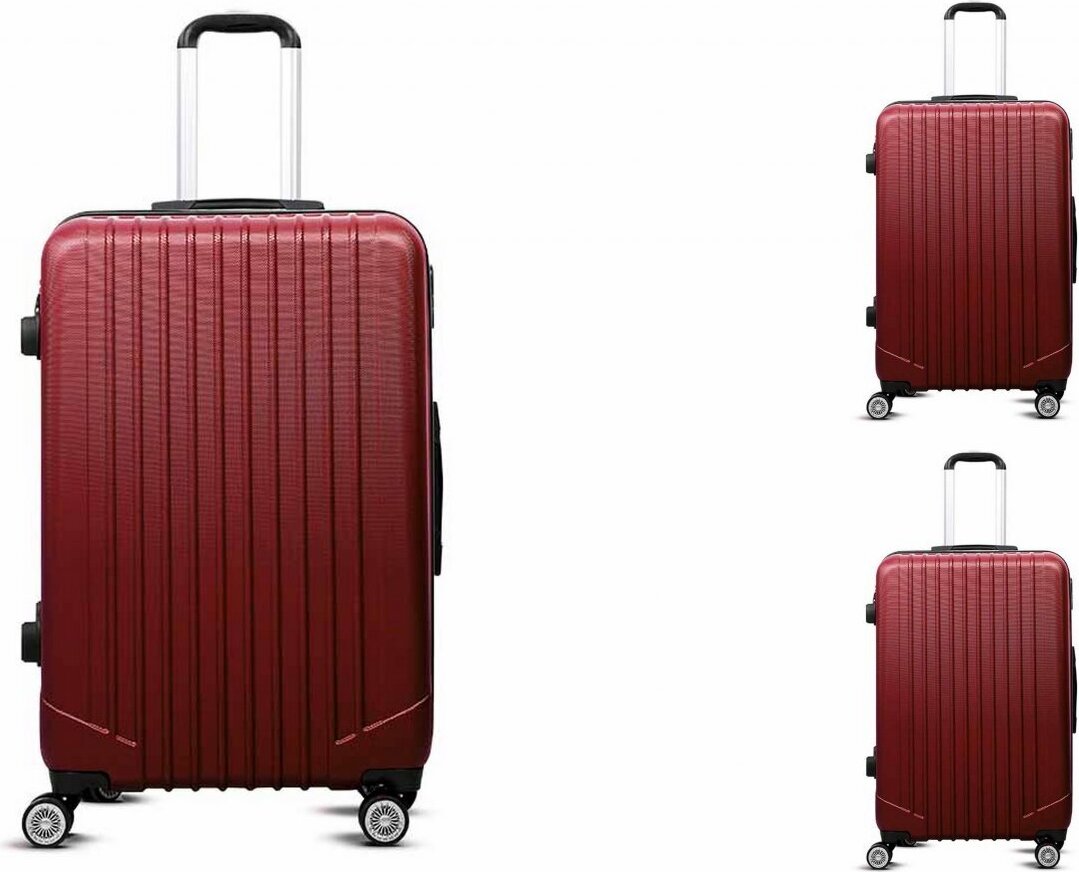 Hoffmans Hoffmanns 3-tlg. ABS Kofferset "Travel Line" HTX-02060