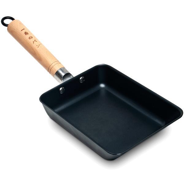 emro-aziatica Stahlpfanne für Tamagoyaki, mittelgroß 20 x 15 cm - Emro Aziatica