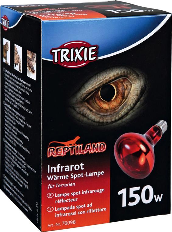 Trixie Infrarot Wärme-Spotlampe, Maße: ø 95 x 130 mm 76098