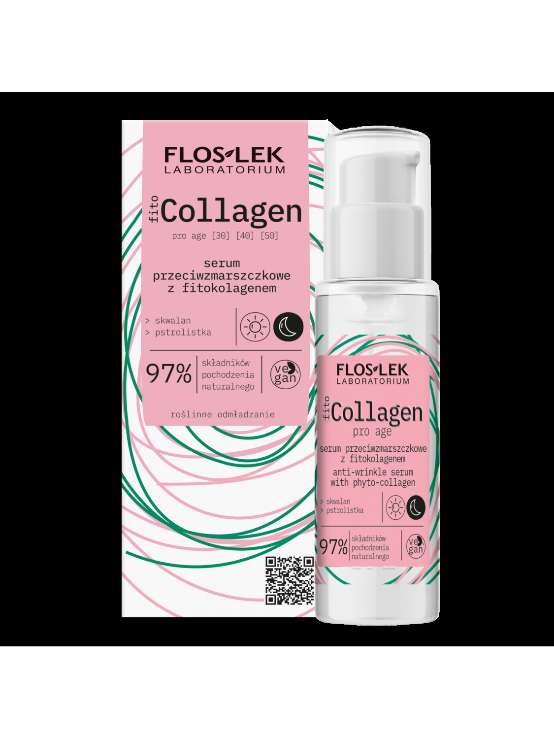 CARUNO Floslek Anti-Falten Serum mit Phytokollagen 30ml