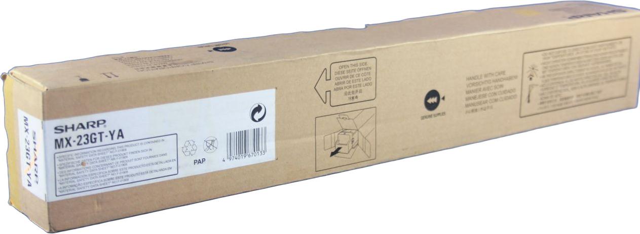 Original Toner für SHARP Kopierer MX 2010U/2310U gelb MX-23GTYA