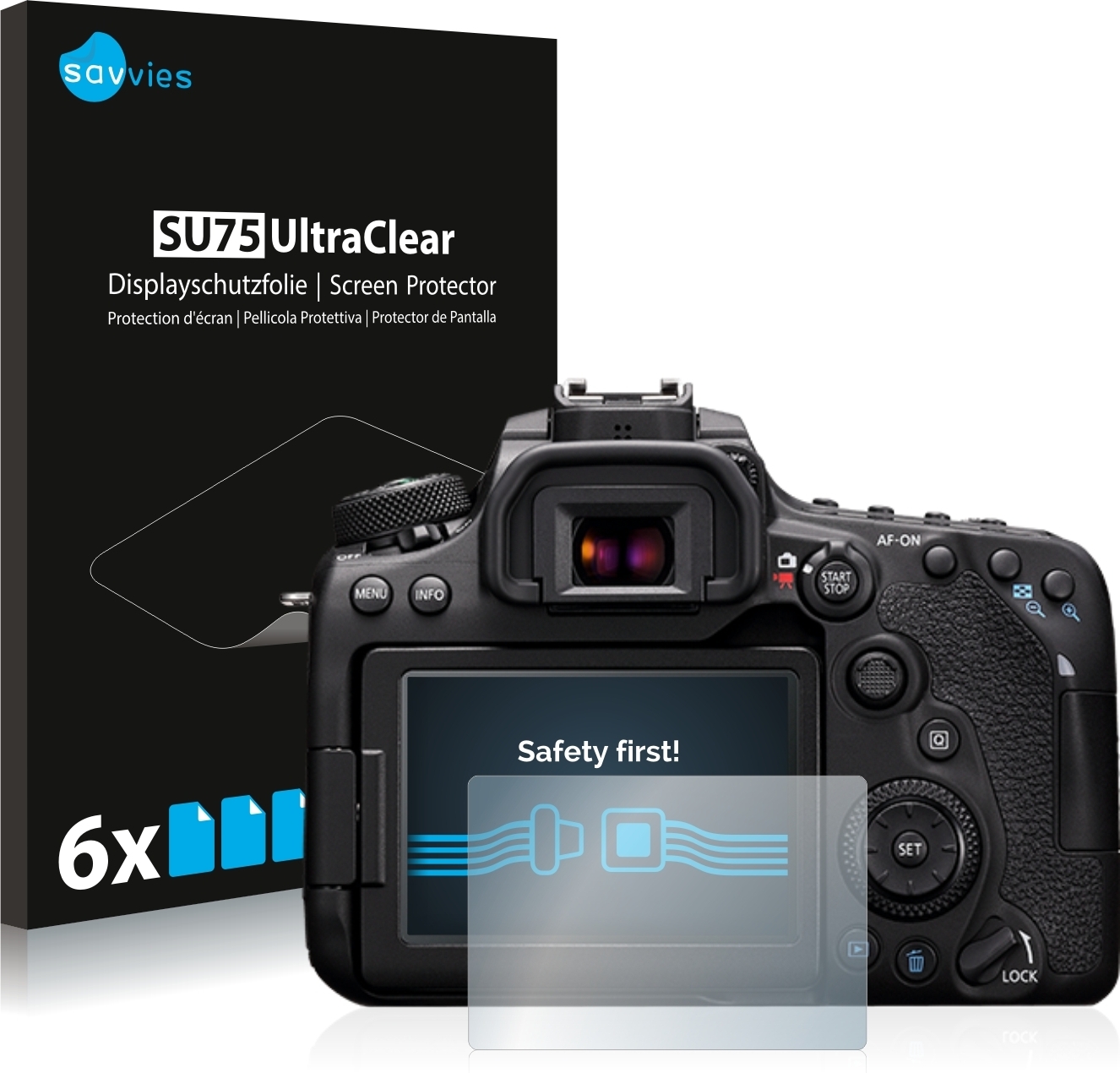 Dipos Displayschutz Für Canon EOS 90D – 2er Pack, 9H Härte, Anti-Shock, Kristallklar – Made In Germany