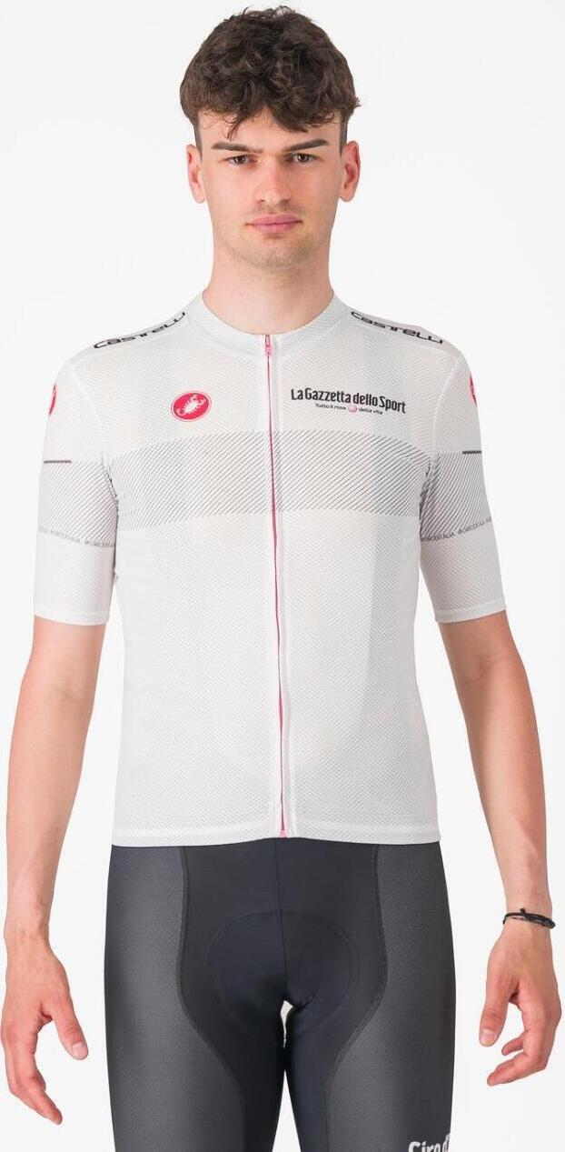 CASTELLI Kurzarm Fahrradtrikot - GIRO107 CLASSIFICATION - Weiß XL 9510702-001_XL