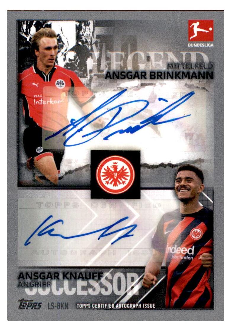 Topps LS-BKN - Ansgar Brinkmann / Ansgar Knauff - Autogrammkarte - 2023/2024