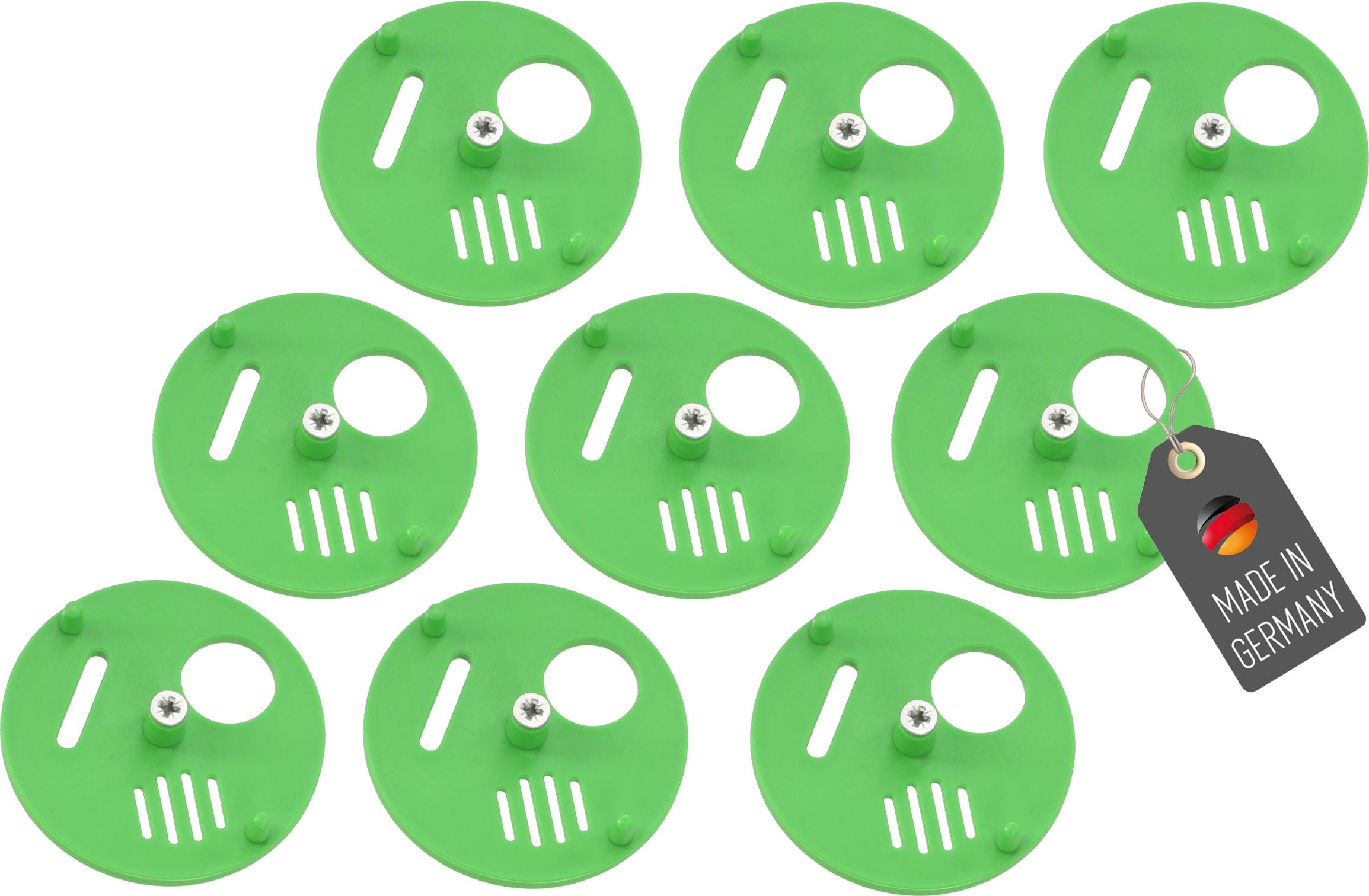 Lantelme Bienen Fluglochschieber 9 Stück Rund Set Imkereibedarf Bienenflucht Eingangstore 9234