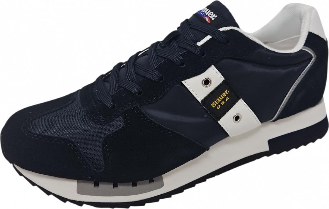 Blauer USA QUEENS 01 Sneaker Blau S6Queens01/MES-NVYWHI