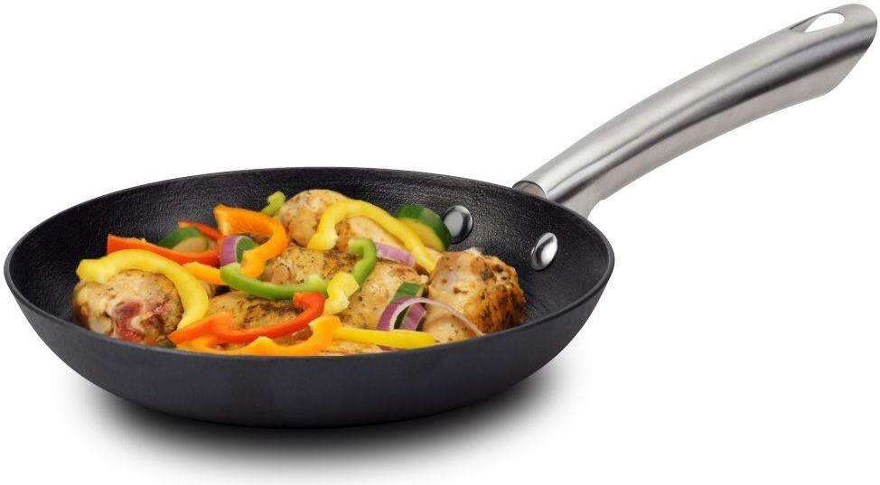 NAVA Gusseisenpfanne ATLAS mit Antihaftbeschichtung zum Braten Schmoren von Speisen 20 cm