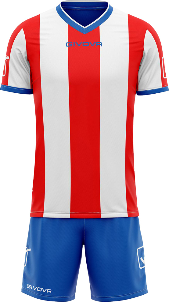 Sportset Givova Catalano Rot-Weiß Rot