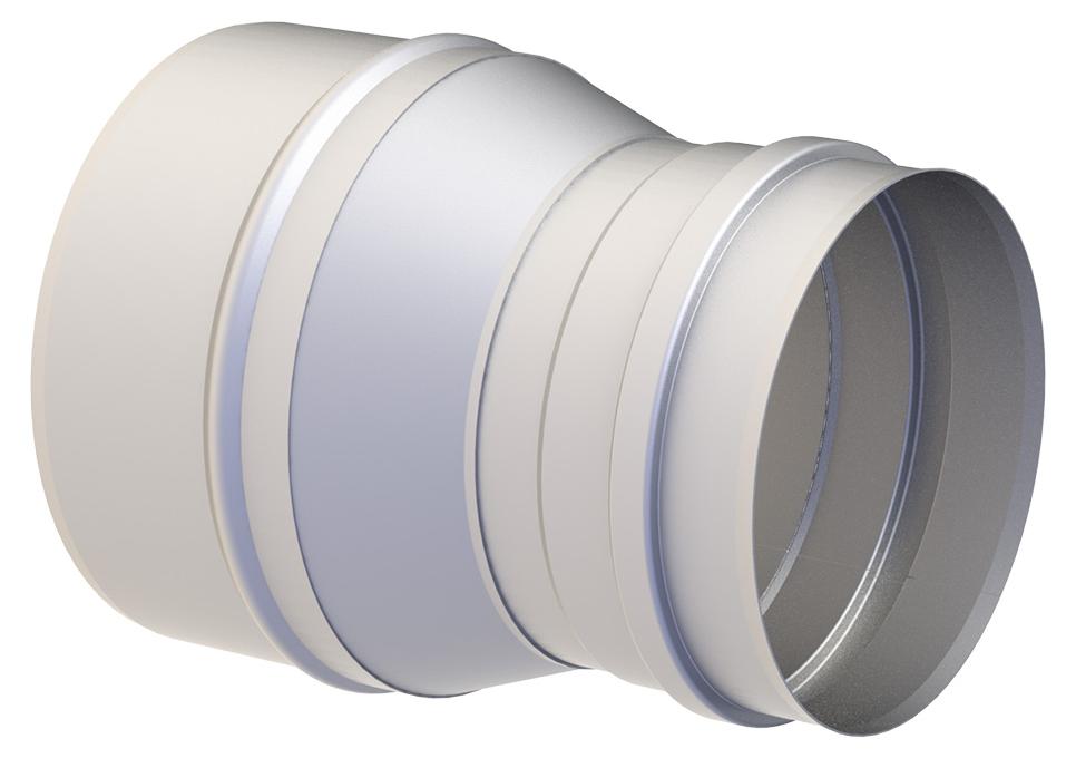 Jeremias EW-FU Schornsteinreduzierung Ø 130 mm auf Ø 110 mm