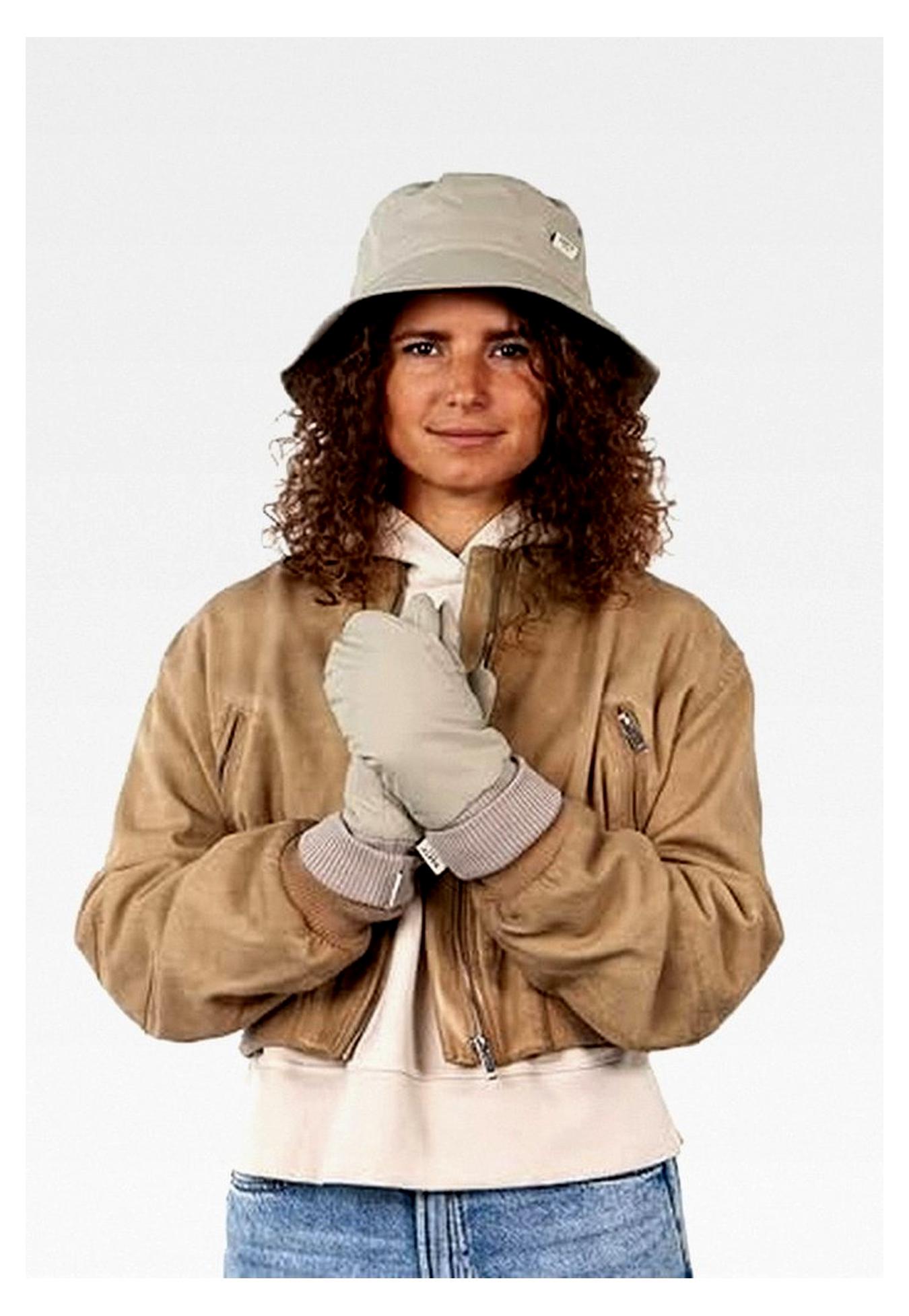 Markenlos Damen Handschuhe Mitts ALYSSIE beige