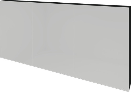 Spiegelschrank Sanox 140 x 13 x 65 cm schwarz matt 3-türig 84402232