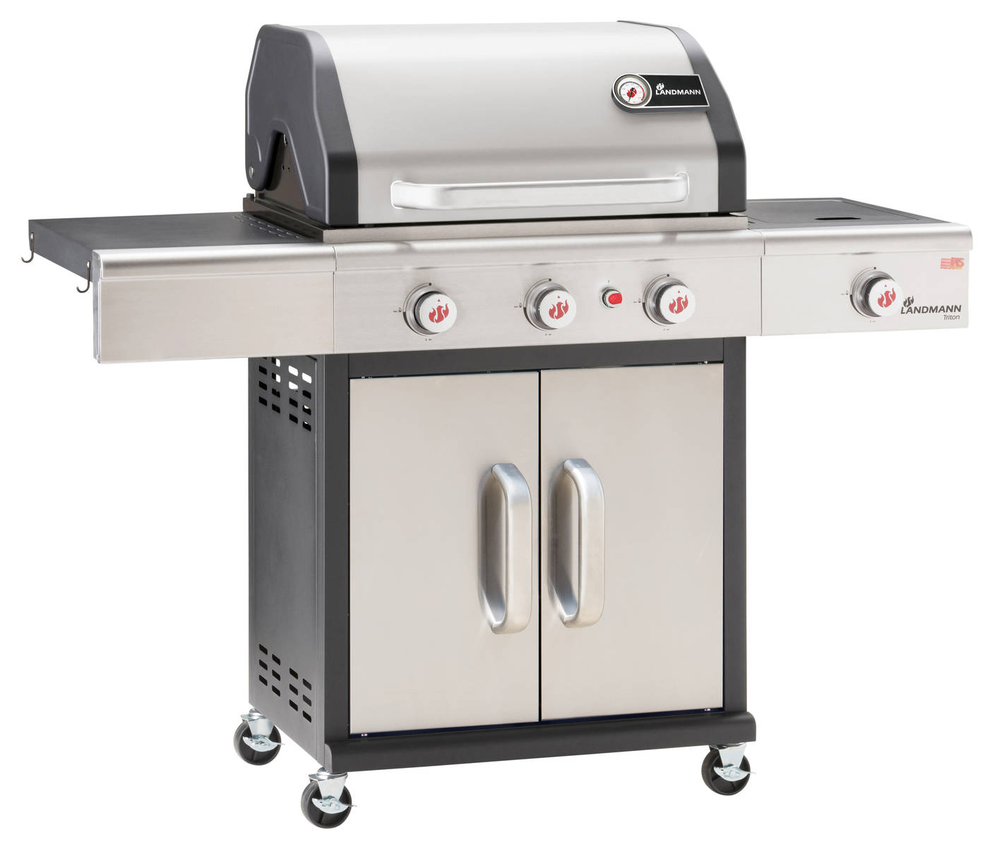 Landmann " Triton maxX PTS 3.1 " Plynový gril - 3 horáky - nerezová oceľ