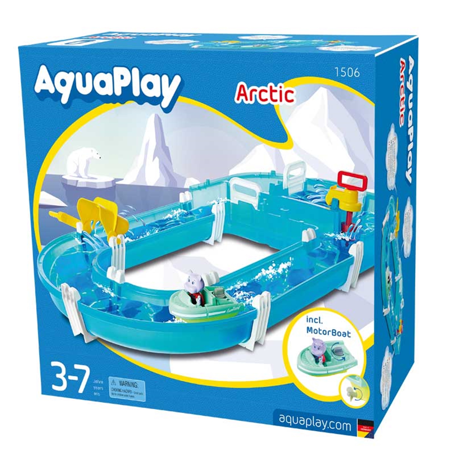 AquaPlay Set D'Extension 2 Courbes Bleues – Ajoutez Des Virages à Votre Circuit D'Eau Pour Plus De Fun