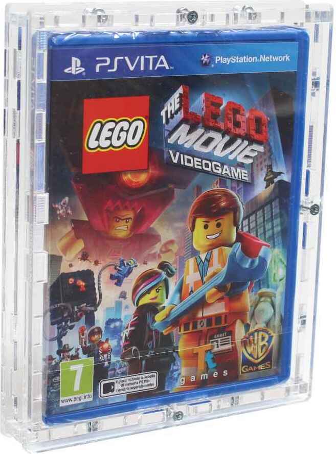 HB Präsentationssysteme oHG Verschraubtes Acrylcase aus Acrylglas für ein Playstation Vita Spiel in/ Schutzbox / Schutzhülle / Protector / UV-Schutz / Transparent / Games - Zeigis® 101051-007