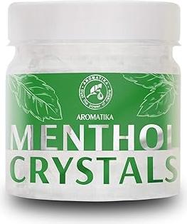 Akhan Mentholkristalle 100g - Beruhigend & Erfrischend - Mentholkristalle für die Aromatherapie - Hautpflege - Haarpflege - Körperpflege - Saunakristalle - Minzgeruch - Saunaaufguss - Dampfbäder & Saunen 174841034