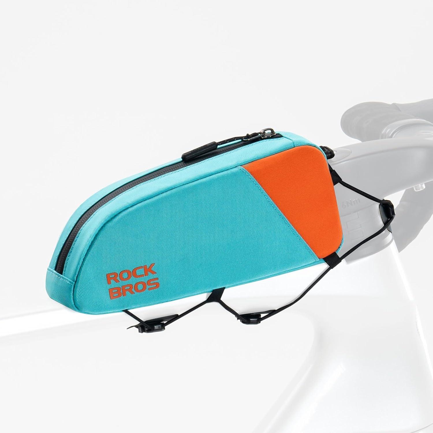 ROCKBROS Fahrradtasche Rahmentasche Oberrohrtasche Lenkertasche für MTB, Rennrad 0,8L