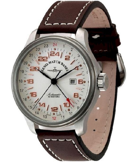 Zeno-Watch - Náramkové hodinky - Pánske - OS Retro + 24 hodín - 8524-f2
