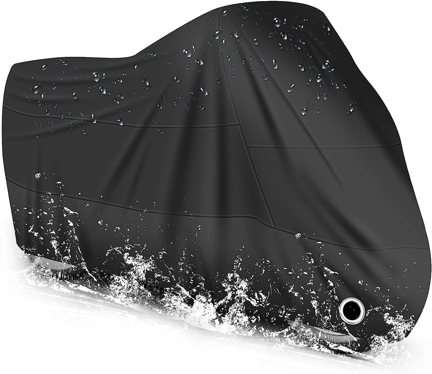 Autoplanen & Garagen CNRONGLISW Autoabdeckung, Vollabdeckung, Wasserdicht, Staubdicht, Schneefest, Antifouling- Und UV-Schutz(silbrig, 430-450cm SUV Hagelschutzplane Auto