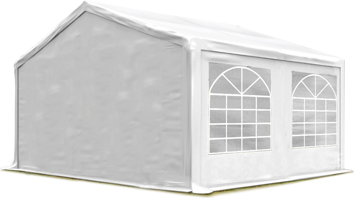 TOOLPORT Partyzelt 3x4 m Pavillon starke PVC 600 N Plane wasserdicht und schneller Aufbau 5423