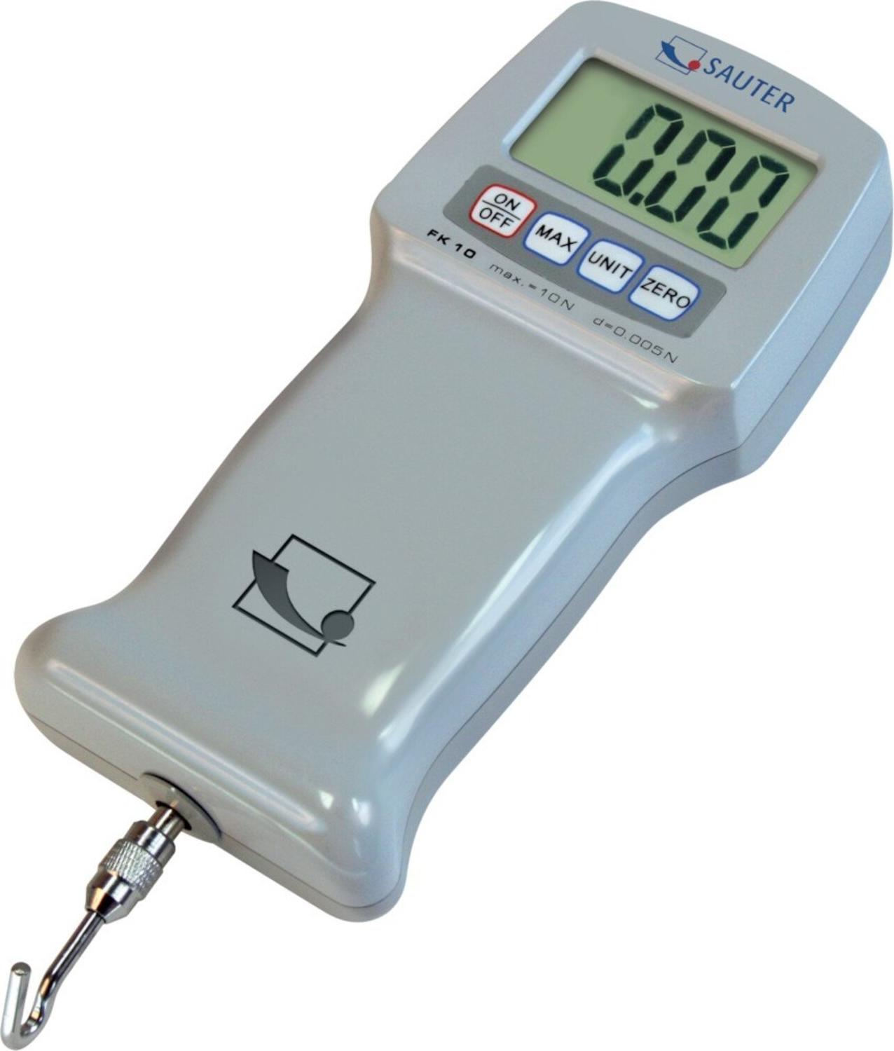 KERN & SOHN Digitales Kraftmessgerät (interne Messzelle), Weiß, 650 g FK 500