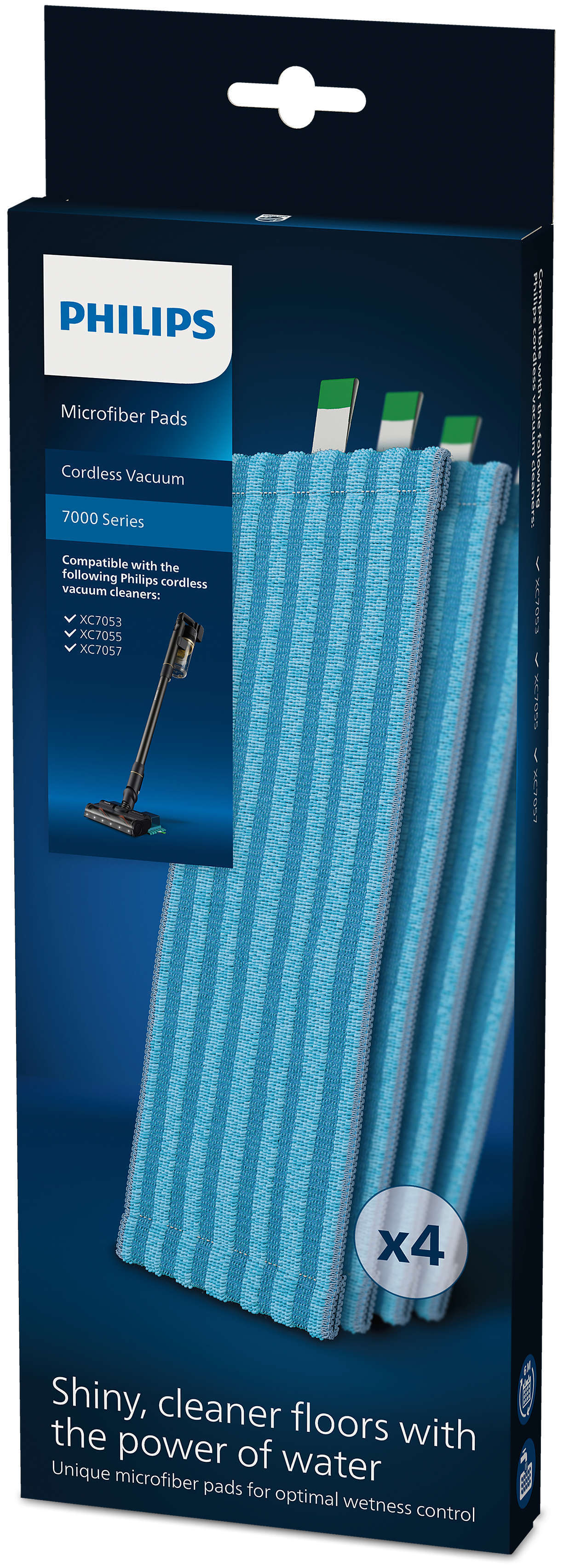 Philips Náhradné handričky z mikrovlákna pre bezdrôtové vysávače Series 7000 XV1670/02
