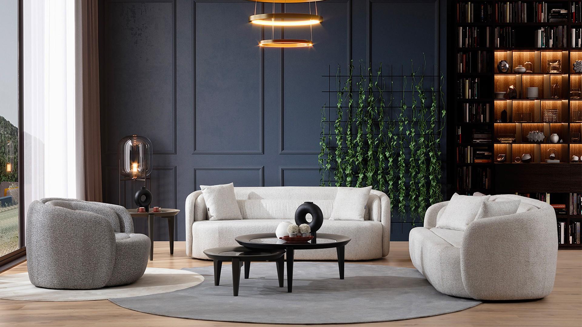 AEA Loungemöbel Sofagarnitur Sofalandschaft Sitzgarnitur Polsterecke Sofa Couch 4tlg JVM4067282914421
