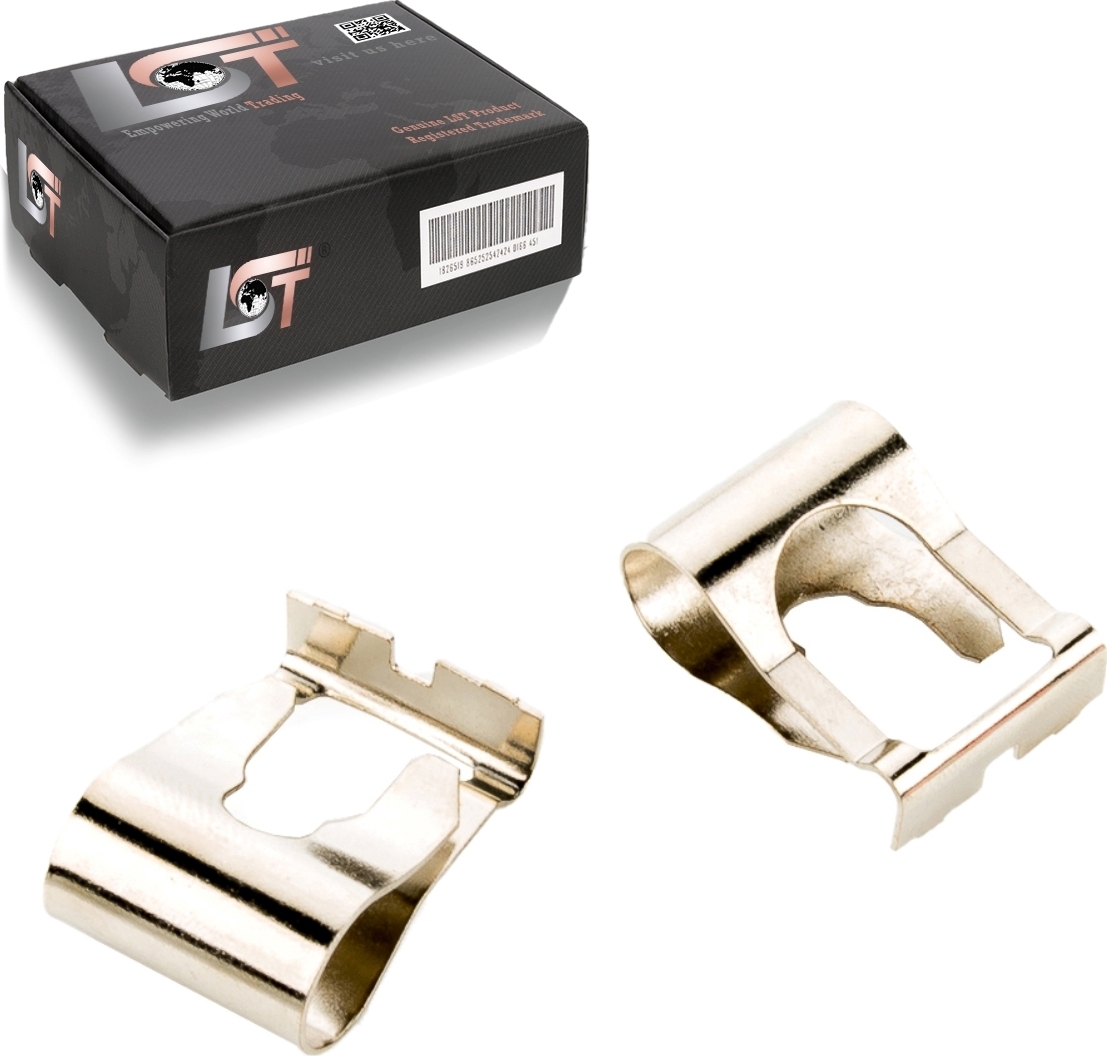 LST 2x Scheibenwischer Wischergestänge Reparatur Klammer Clips Gelenk-Ø 9,5-14 mm LP-2669-004