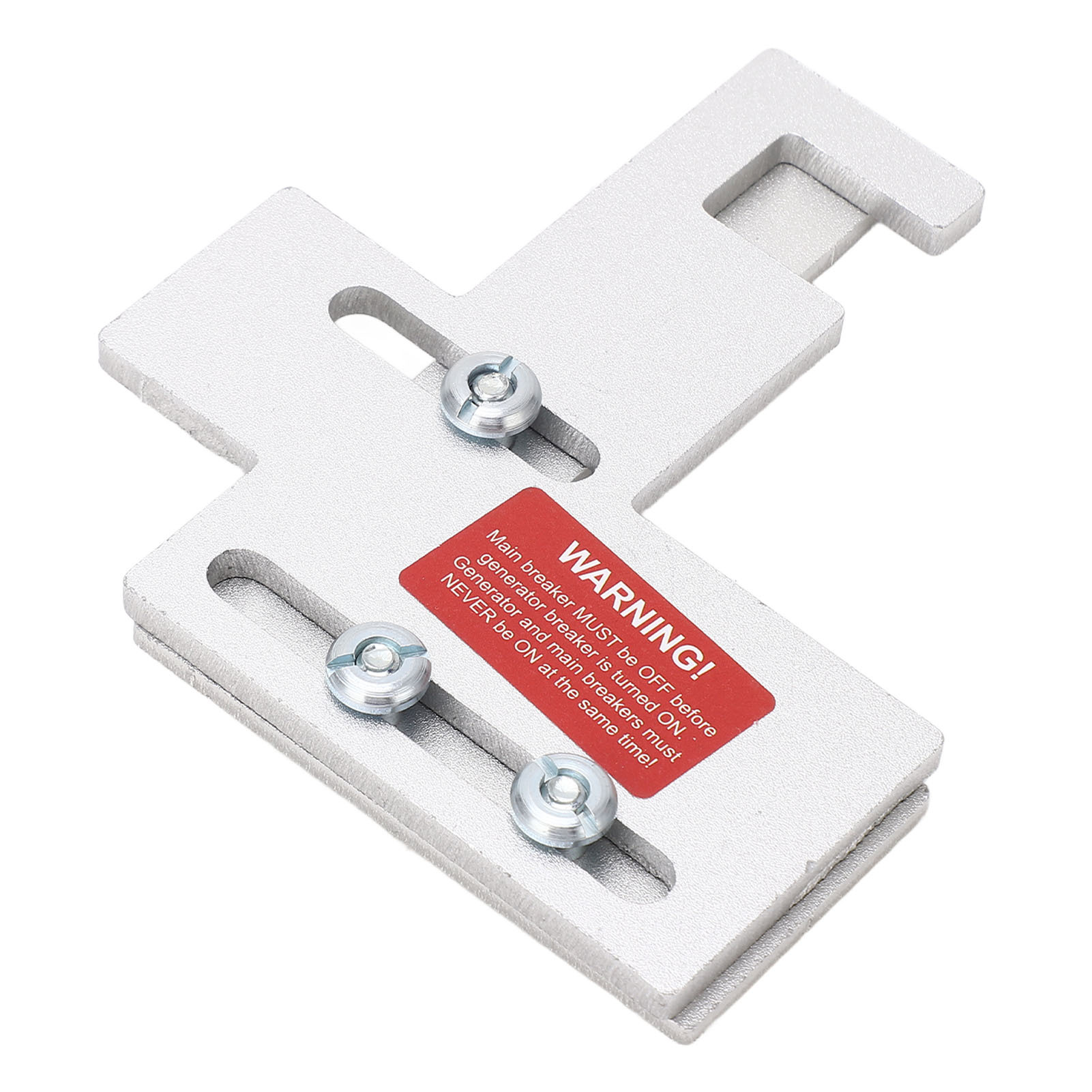 Cocosity Generator-Interlock-Kit, Generator-Interlock-Panel, Interlock-Kit für 150A oder 200A Panel, Generator-Interlock-Platte, Interlock-Kit mit 7/8 bis 1 1/4 Abstand, Interlock-Platte aus Aluminiumlegierung SIE-P2