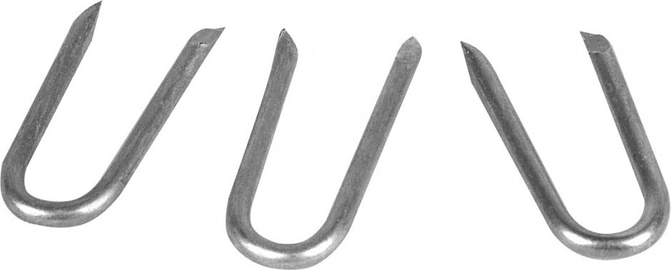 Kerbl 200 Stück Krampennagel 3,8 x 47mm verzinkt für Weidezaun Hofbedarf 44394