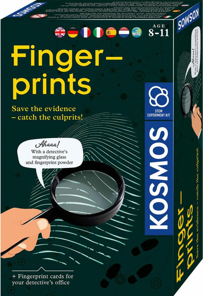 KOSMOS Finger Prints INT, Mitbringexperimente, Experimentierset, Experimente, ab 8 Jahren, 617554