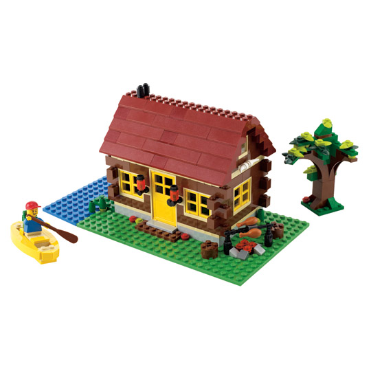 LEGO CREATOR 3 in 1 BLOCKHAUS HAUS FERIENHAUS LANDHAUS FLUSSHÜTTE 3 MODELLE
