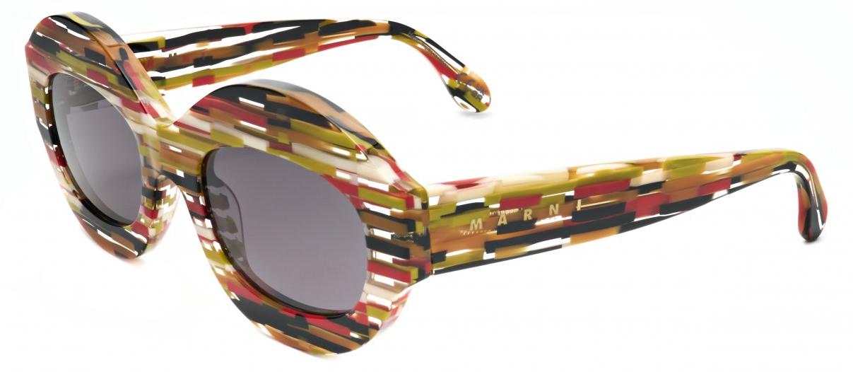 Marni Sonnenbrille IKKILCENOTESPACEY STRIPEY VJU
