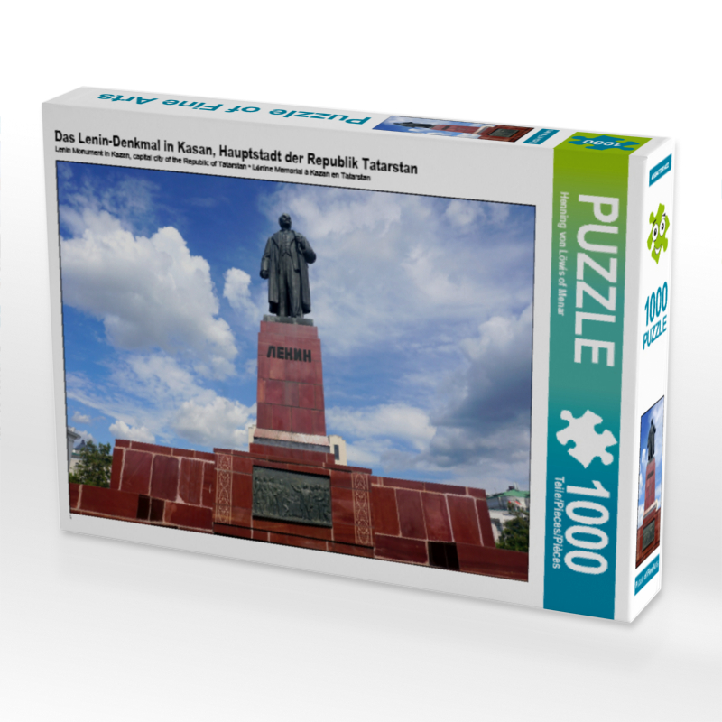 CALVENDO Puzzle Das Lenin-Denkmal in Kasan, Hauptstadt der Republik Tatarstan | 1000 Teile Lege-Größe 64x48cm Foto-Puzzle für glückliche Stunden