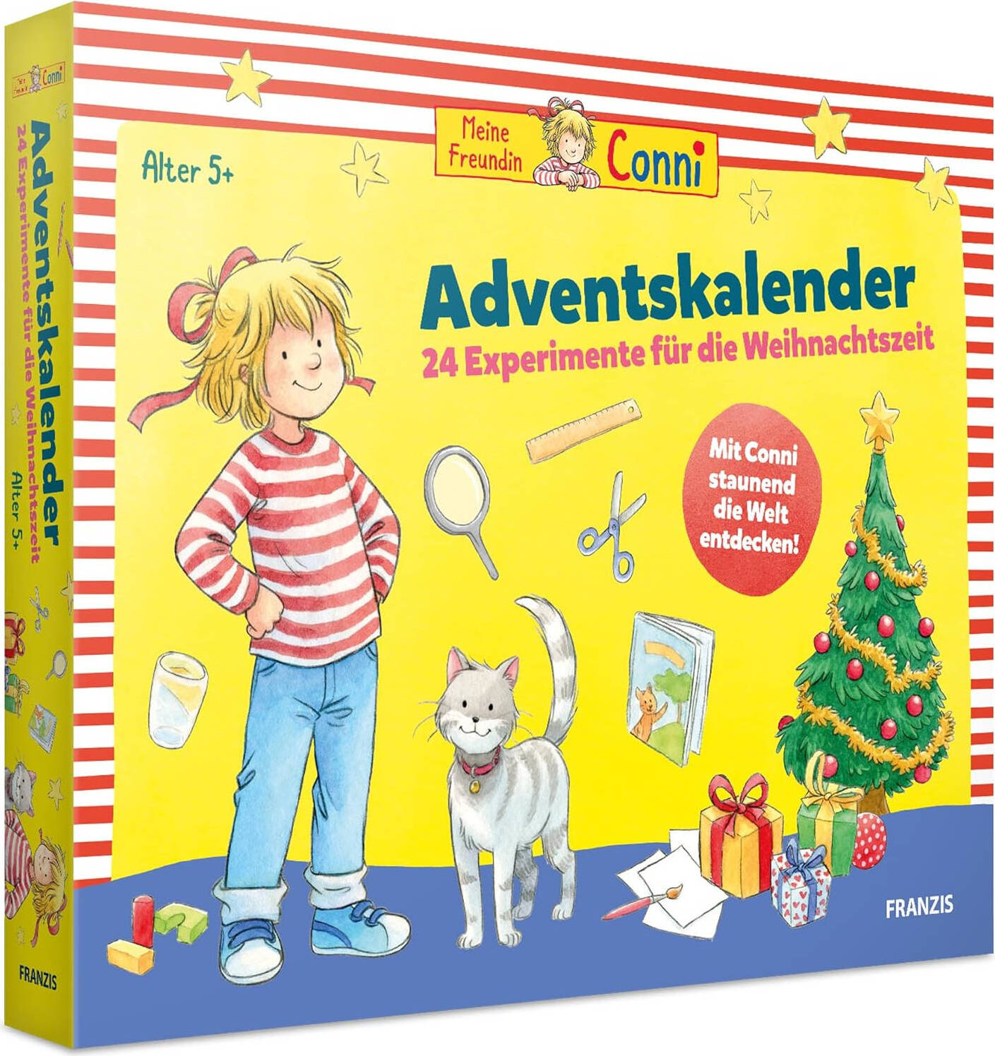 FRANZIS 67207 - Môj priateľ Conni Adventný kalendár, 24 experimentov