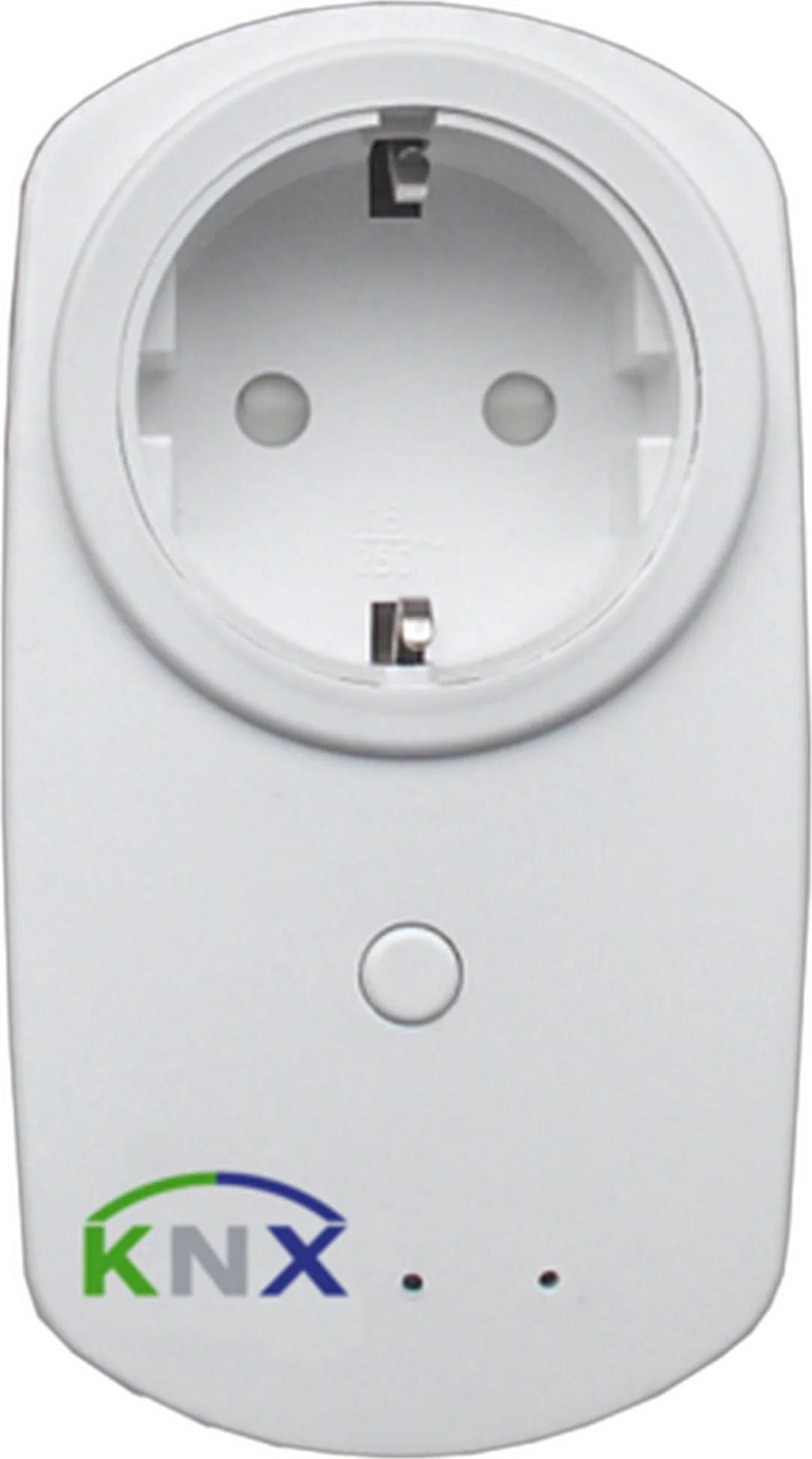 MDT KNX-RF+ Steckdose 1fach 16A mit integriertem Wirkleistungszähler, 1 Stk. RF-AZK1ST.01