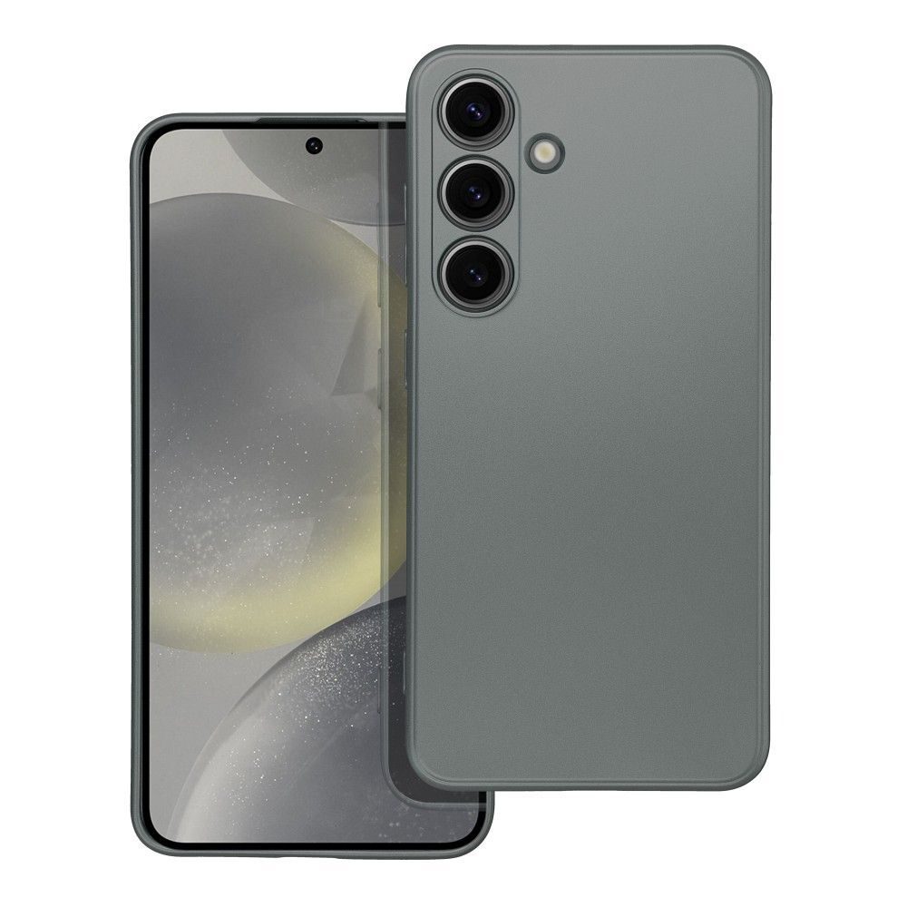 Puzdro na mobilný telefón METALLIC vhodné pre SAMSUNG S24 sivé