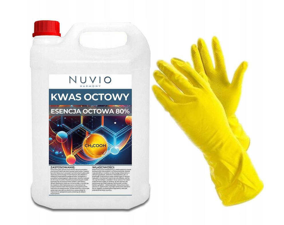 Essigsäure 4L ESSIGESSENZ 80% 4L NUVIO + gratis