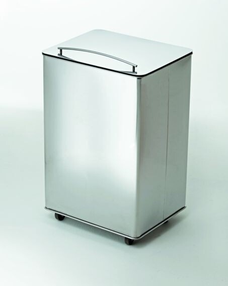 Graepel High Tech hochwertiger Mülleimer Differenziata aus Edelstahl GH001006