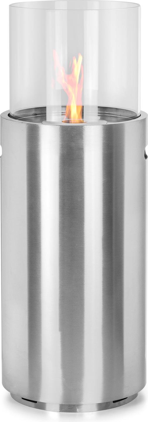 etanolový krbový stojan Ø34cm x 86,5cm z nehrdzavejúcej ocele 1L etanolový krb sklenený krbový sporák