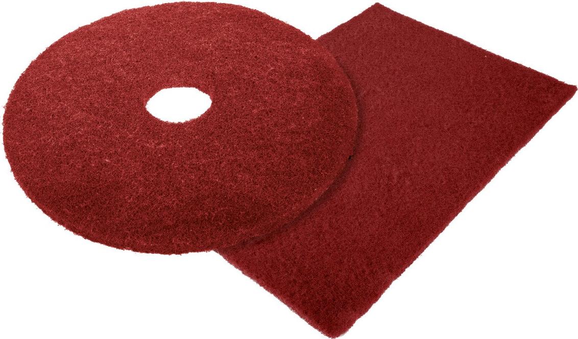 Cleancraft Unterhaltspad 711 x 355 mm rot, 7212081